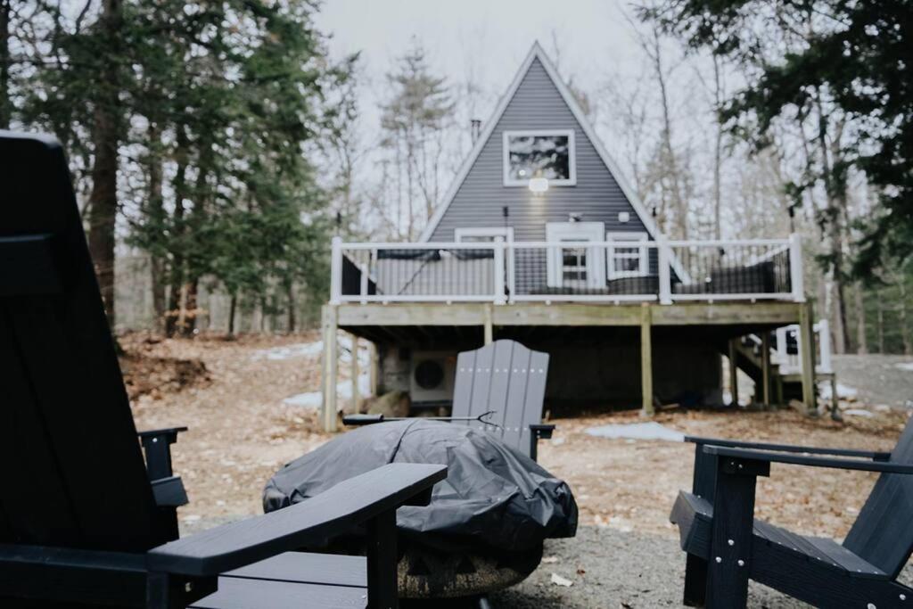 New! Cozy & Modern A-Frame In The Woods W/Hot Tub Villa Tamworth Exterior foto